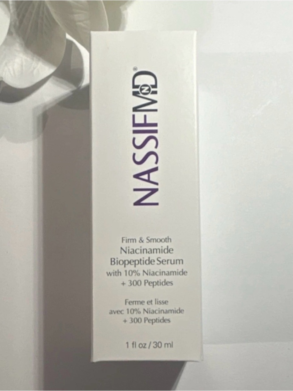 NassifMD Firm & Smooth Niacinamide Biopeptide Serum - White